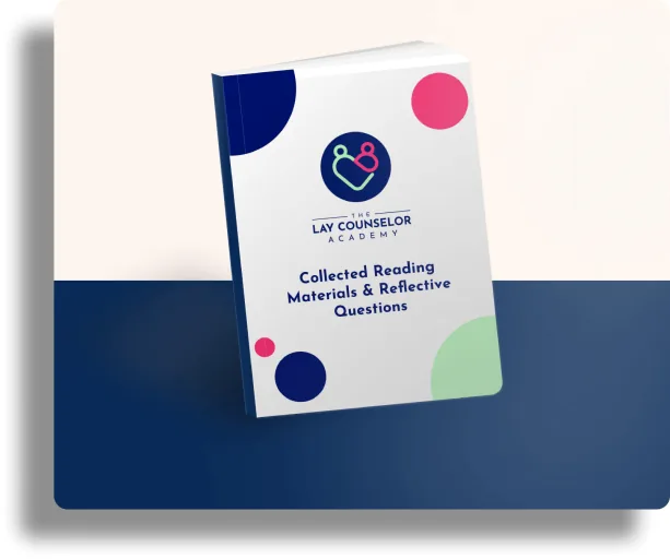 The Lay Counselor Academy book, English edition
